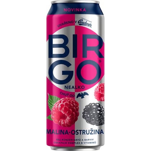 Birgo Malina 0,5 L garance 11/2025 min odběr 6 ks